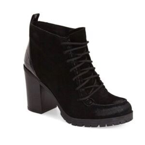 Circus By‎ Sam Edelman Denver Black Suede Ankle Booties Sz 7.5
